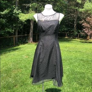 Mid-century style holo spangled dress size 10